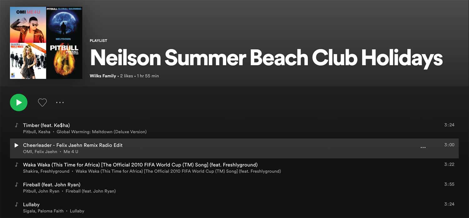 holiday playlist