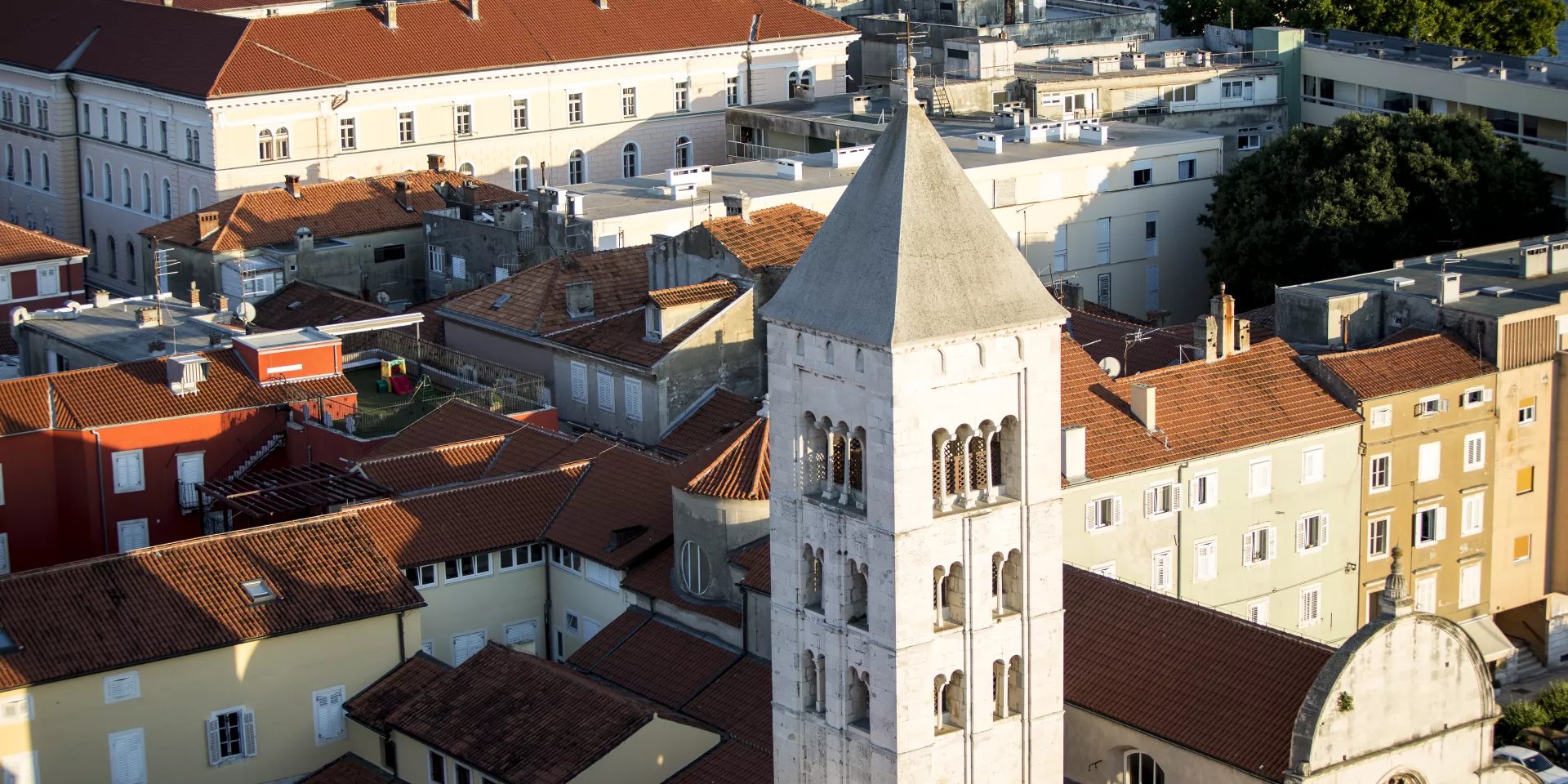 Aerial view of Zadar