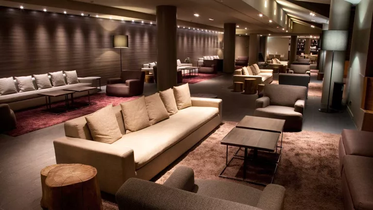 The stylish lounge