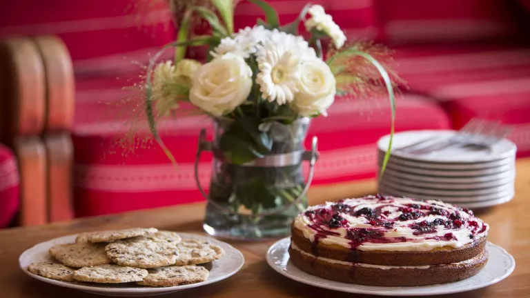 Freshly made afternoon tea