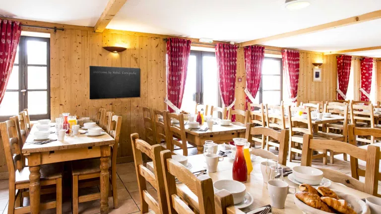 Chalet style dining