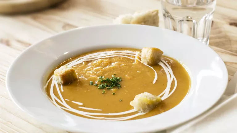 Warming soup