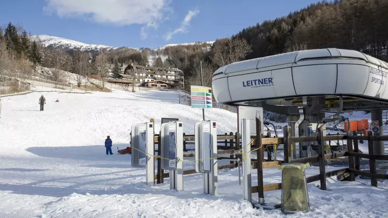 The lifts are 50m away