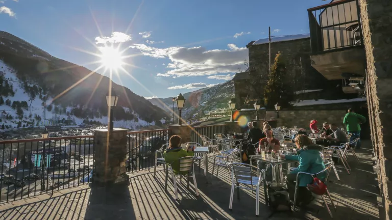Sun terrace with great views