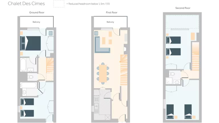 Chalet Des Cimes floorplan