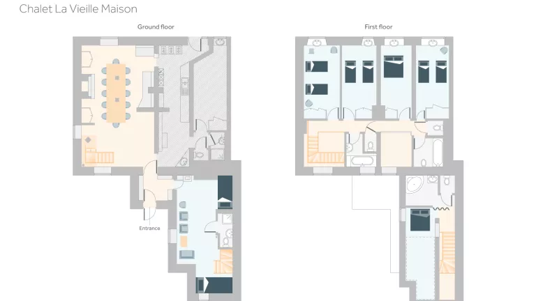 Chalet La Vieille Maison floorplan