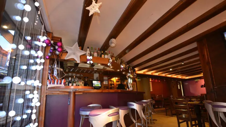 Laid-back bar area