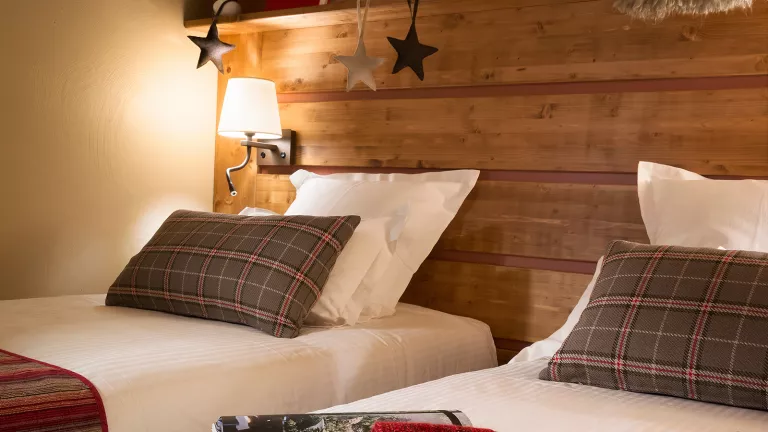 Mountain charm in the club twin room