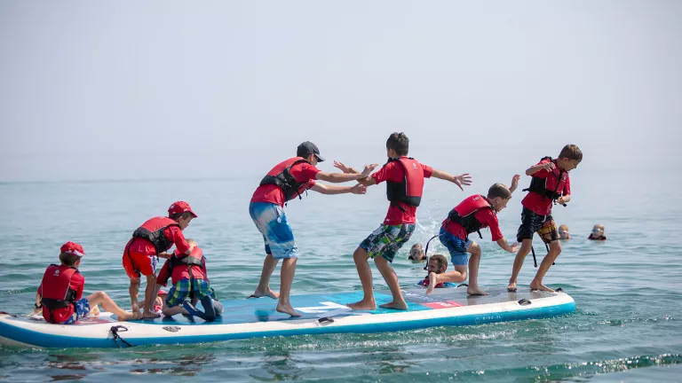 fun on the mega sup