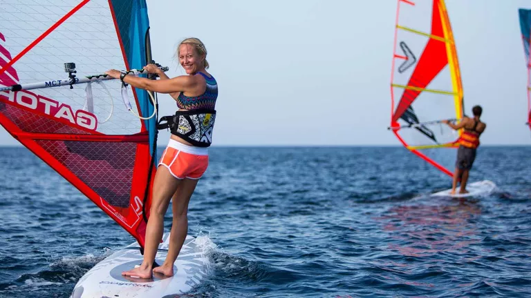 windsurfing