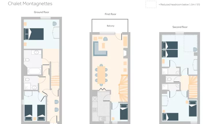 Chalet Montagnettes floorplan