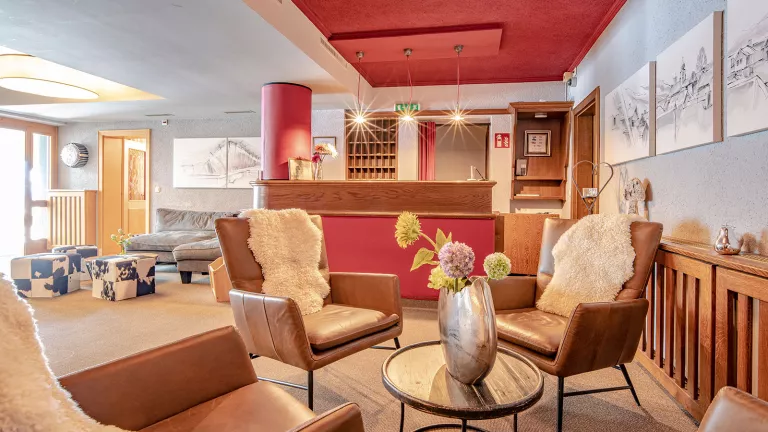 The small bar area