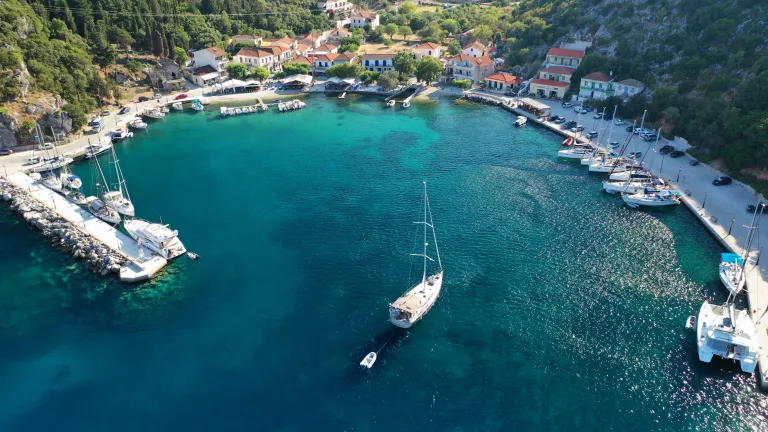 The port of Frikes on Ithaca