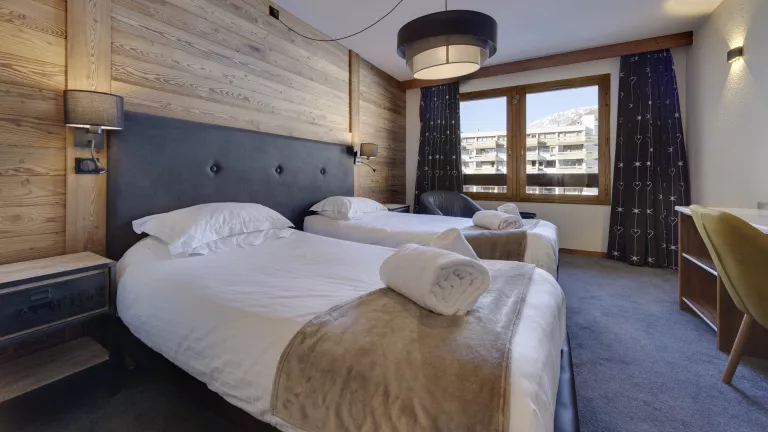 Twin room at Hotel Ducs de Savoie