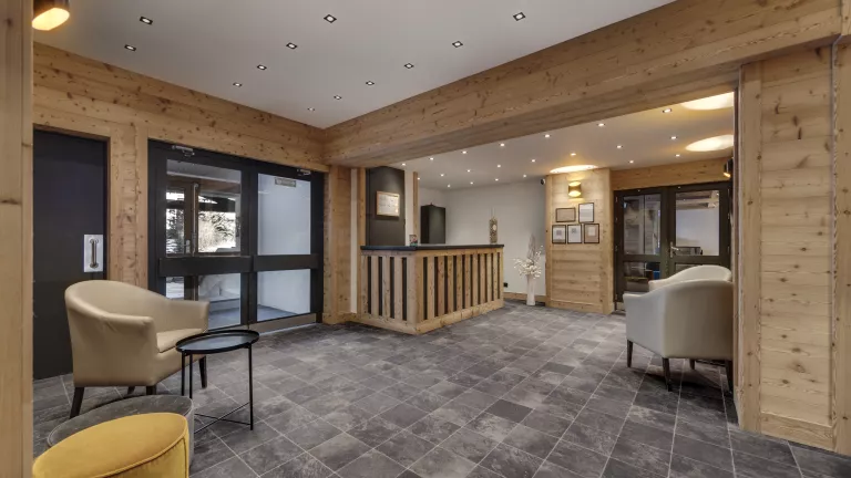 Reception area at Hotel Ducs de Savoie