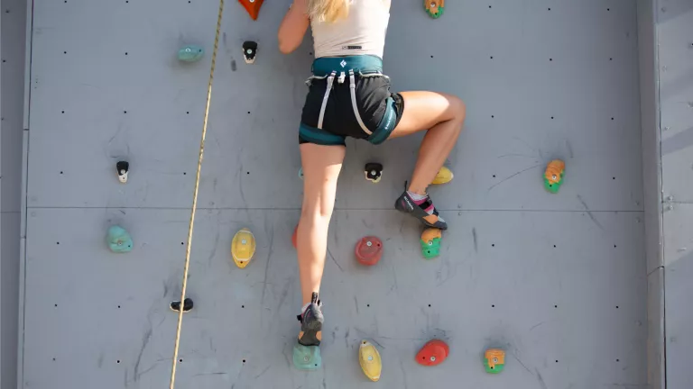 Climbing wall (at Messini Beach Club)