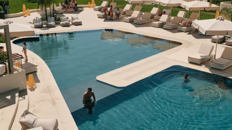 Outdoor pool at Neilson x Mangia's Torre del Barone