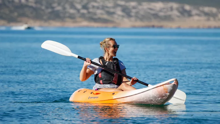 Kayaking at Cosmos Beach Club