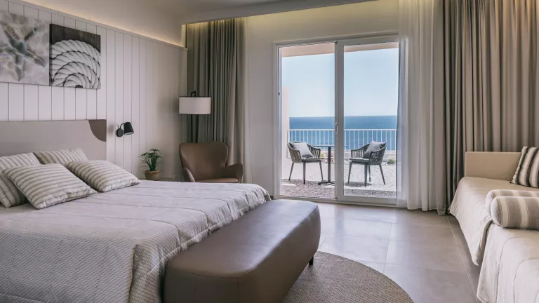 A typical bedroom at Neilson x Mangia's Torre del Barone Resort