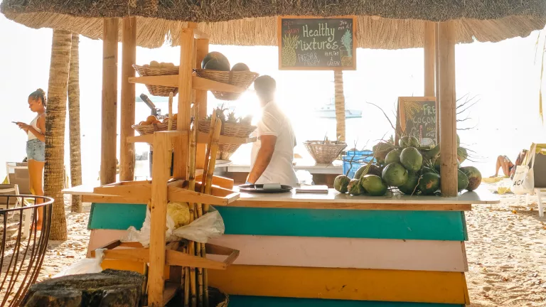 Juice bar at Neilson x The Ravenala Attitude