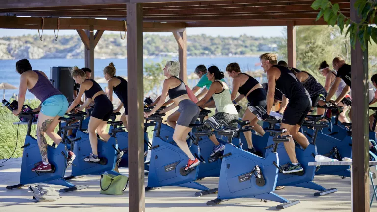 Levante Beach Club spin classes