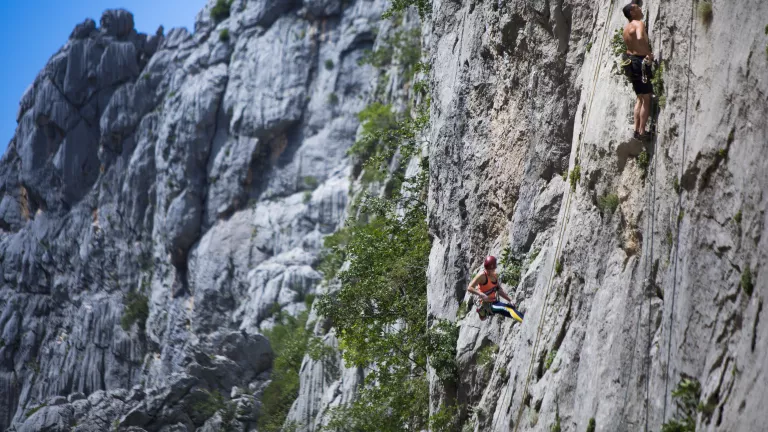 Paklenica National Park climbing near Alana Beach Club