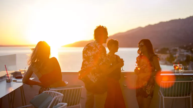 Sky bar at Alana Beach Club
