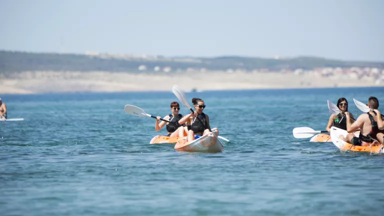 Kayaking at Alana Beach Club