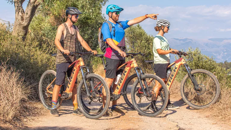 Off-road mountain biking 