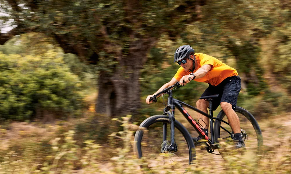 mountain biking