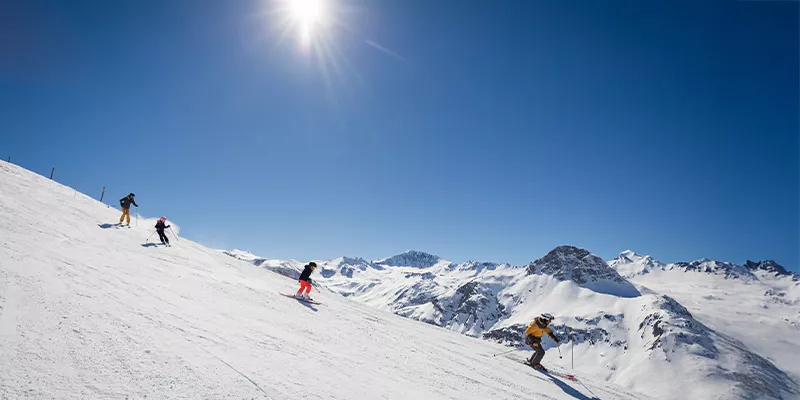 Skiing at Easter