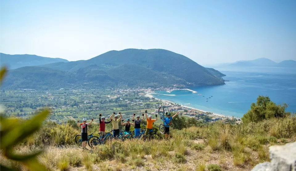 mountain biking lefkada