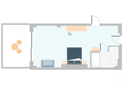 GARDEN DOUBLE ROOM WITH SEA VIEW