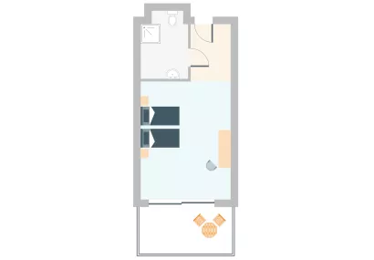 DOUBLE OR TWIN ROOM - SEA FACING