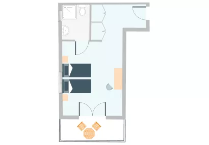 TWIN ROOM WITH SEA VIEW