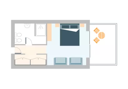 Deluxe room with sea view