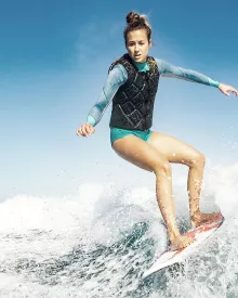 Wakesurfing