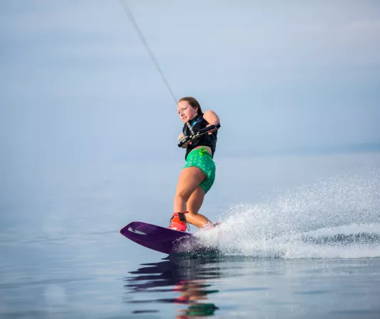 Wakeboarding.