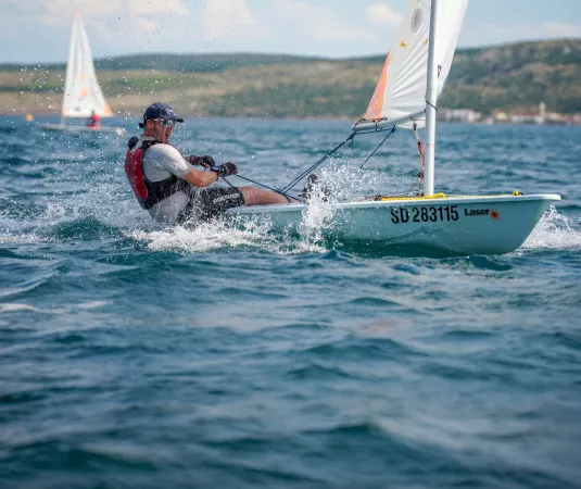 Dinghy sailing