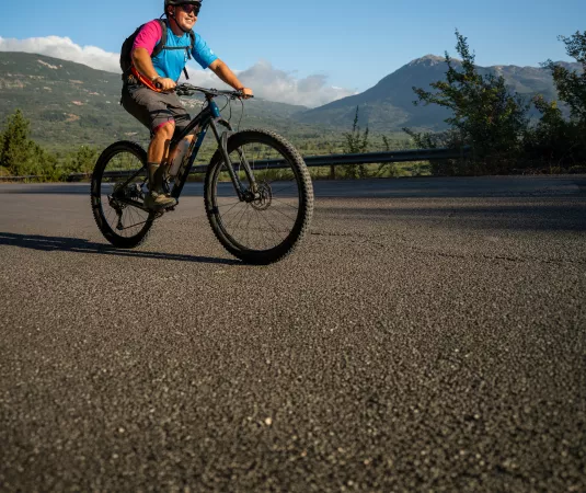 Mountain biking in Vassiliki