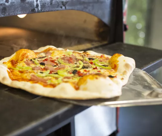 Fresh pizza