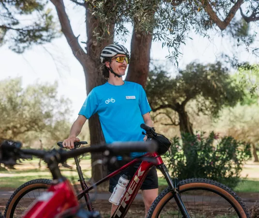Cycling at Neilson's Mangia Torre del barone beach club