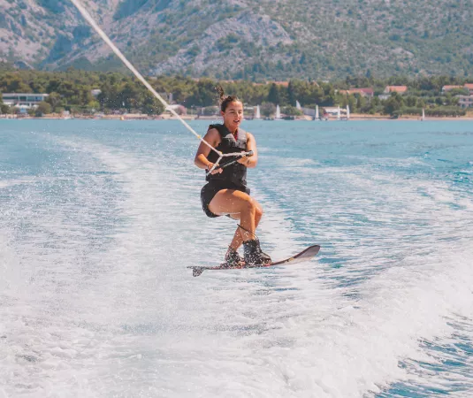 Wakeboarding at Alana beach club