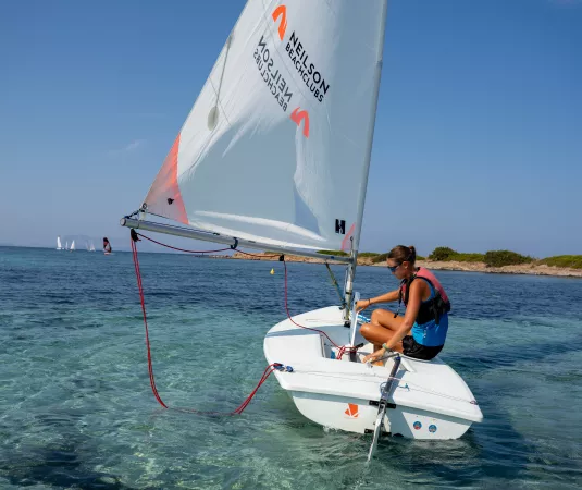 Sailing at Baia Dei Mori Beach Club