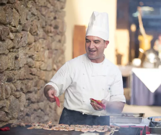 Chef at Sardinia.