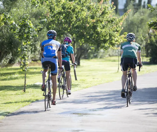 Cycling in Greece.