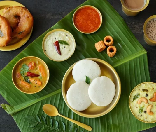 South Indian Breakfast Spread - Mauritius