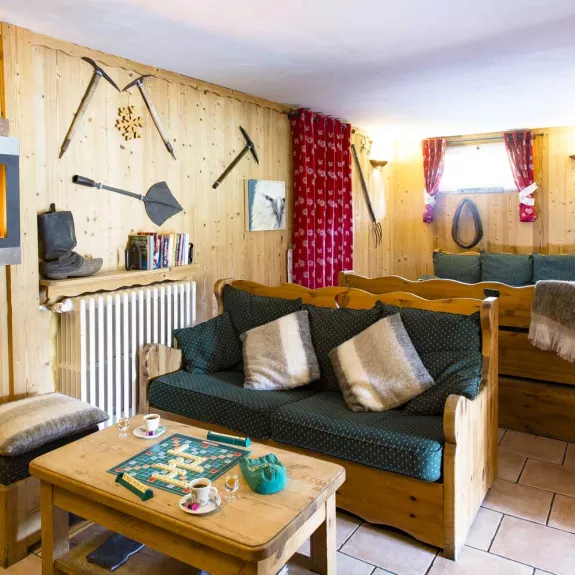 The cosy snug area