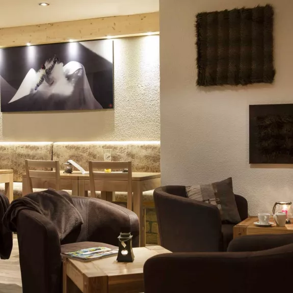 The bar area