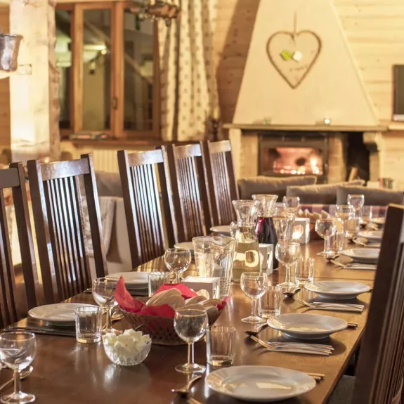 Lounge and dining area
